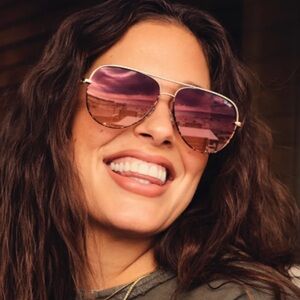 Quay Ashley Tortoise Pink Sunglasses